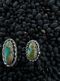 Chunky Turquoise Twist Rings