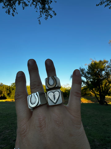 Luck & Love Box Rings