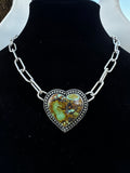 Hubei Heart Statement Necklace