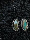 Chunky Turquoise Twist Rings