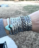 Lightning Bolt Stamped Cuff