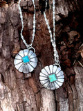 Sterling Silver Concho Pendant