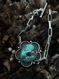 Midwest Wildflower Turquoise Charm Bracelet