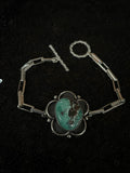 Midwest Wildflower Turquoise Charm Bracelet